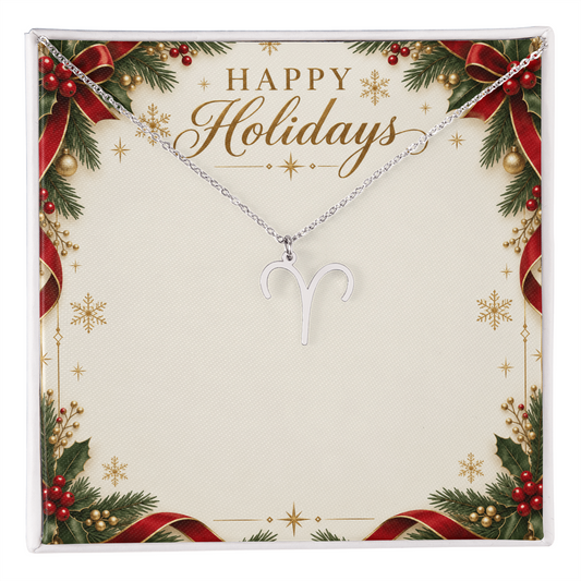 Personalized Zodiac Necklace - Holiday Astrology Jewelry Gift for Wife, Daughter or Girlfriend