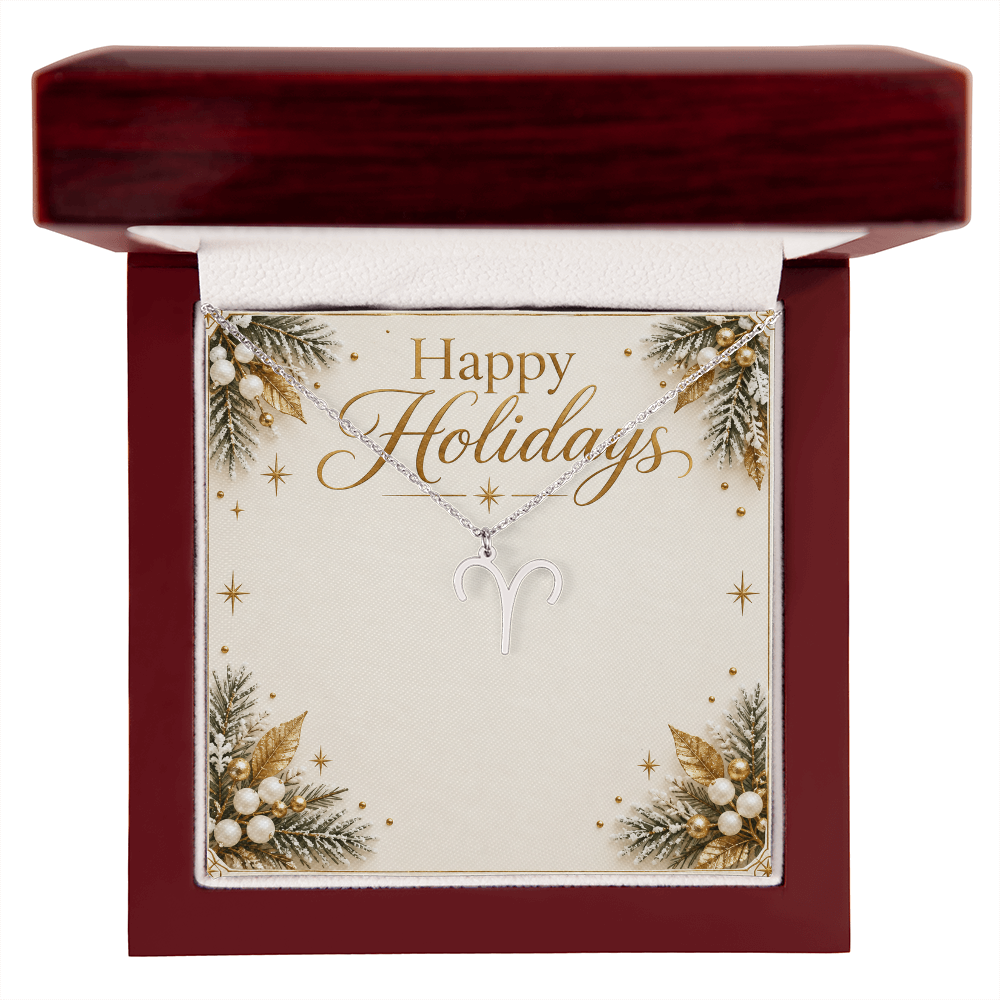 Happy Holidays Stackable Birthstone Ring – Personalized Birthstone Jewelry Gift for Women