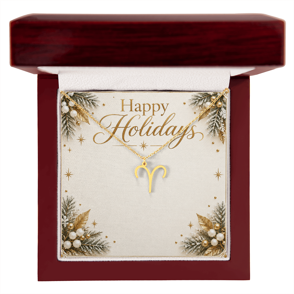 Happy Holidays Stackable Birthstone Ring – Personalized Birthstone Jewelry Gift for Women