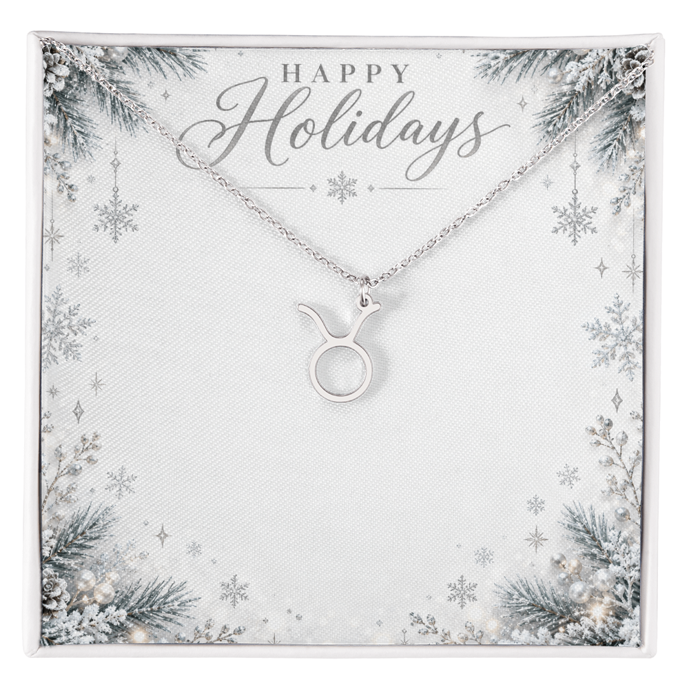 Christmas Zodiac Pendant Necklace - Celestial Astrology Gift