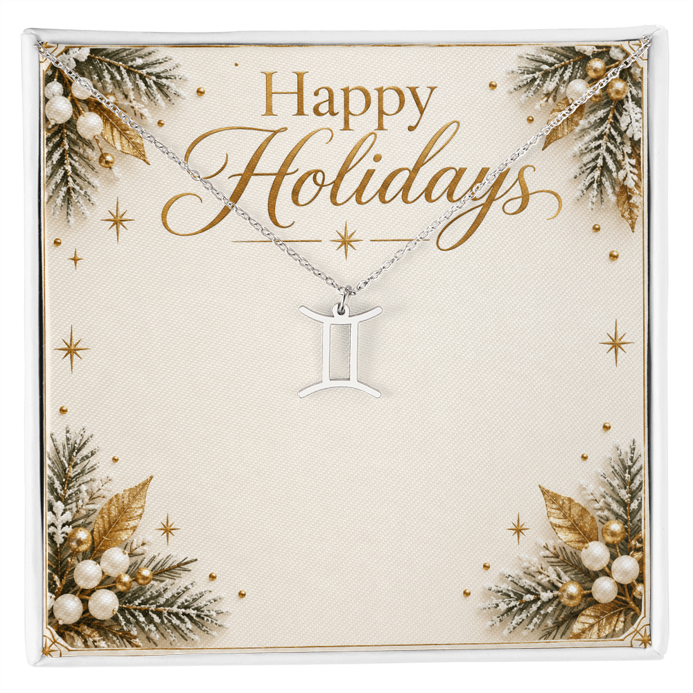 Happy Holidays Stackable Birthstone Ring – Personalized Birthstone Jewelry Gift for Women