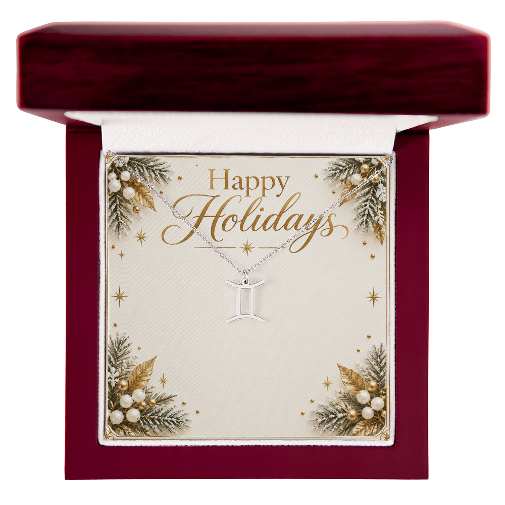 Happy Holidays Stackable Birthstone Ring – Personalized Birthstone Jewelry Gift for Women