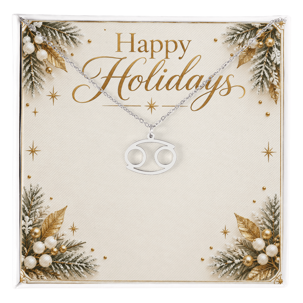 Happy Holidays Stackable Birthstone Ring – Personalized Birthstone Jewelry Gift for Women