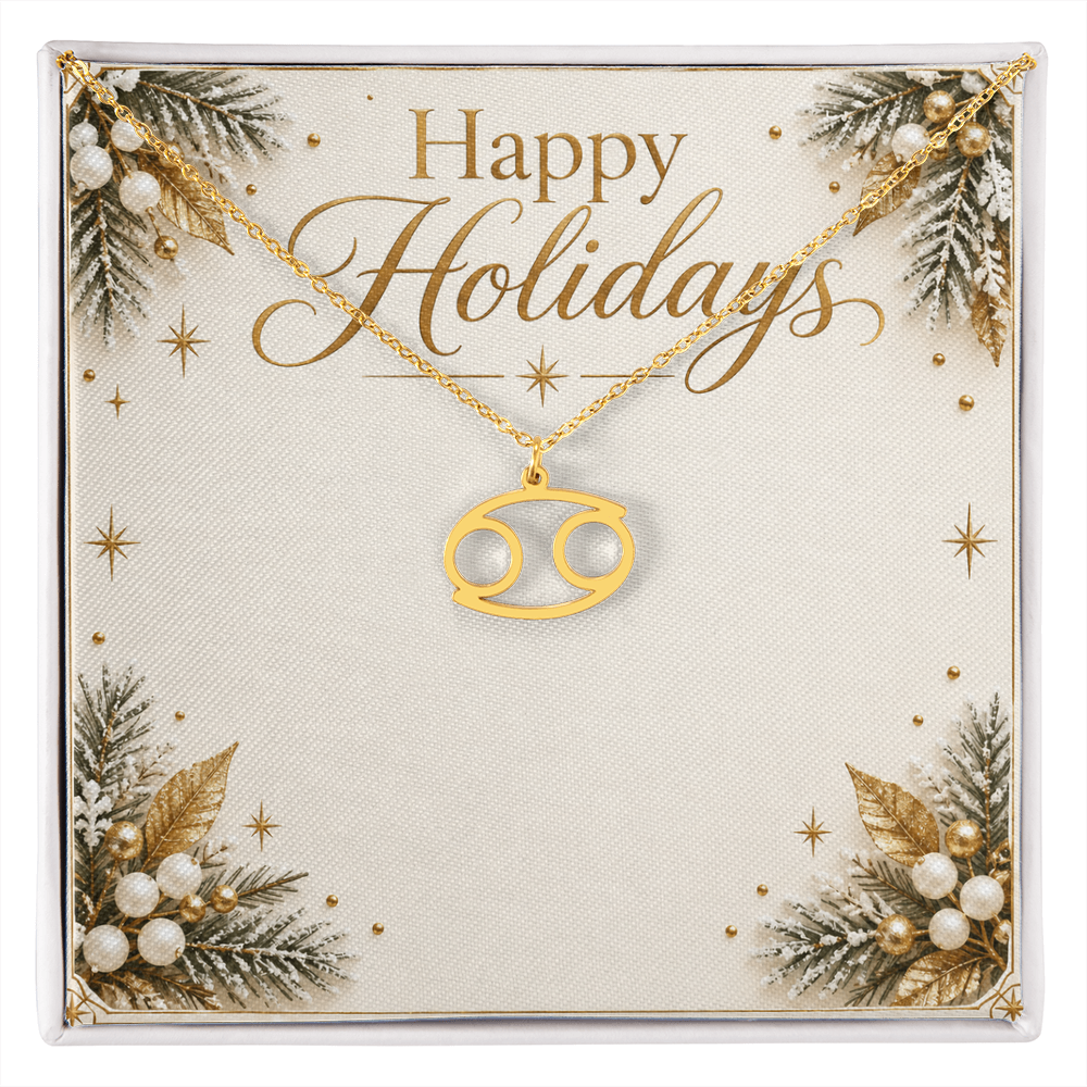 Happy Holidays Stackable Birthstone Ring – Personalized Birthstone Jewelry Gift for Women