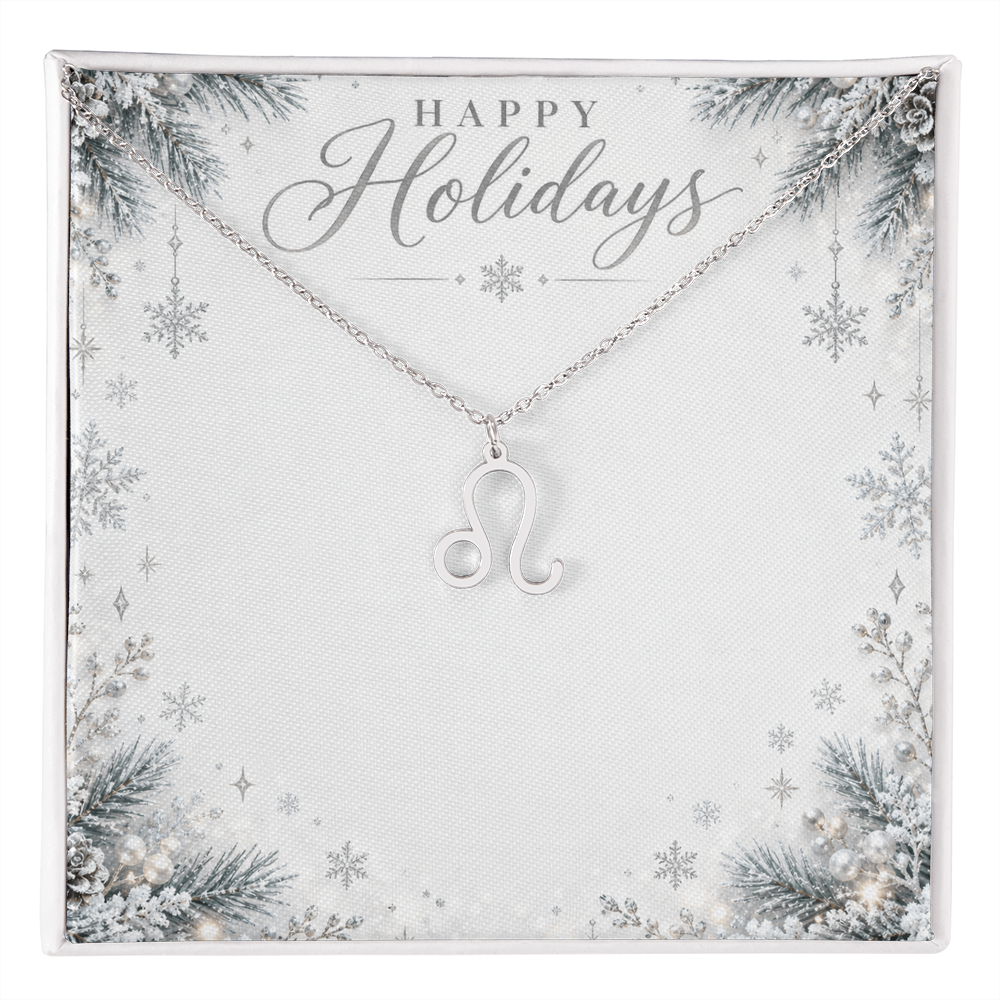 Christmas Zodiac Pendant Necklace - Celestial Astrology Gift