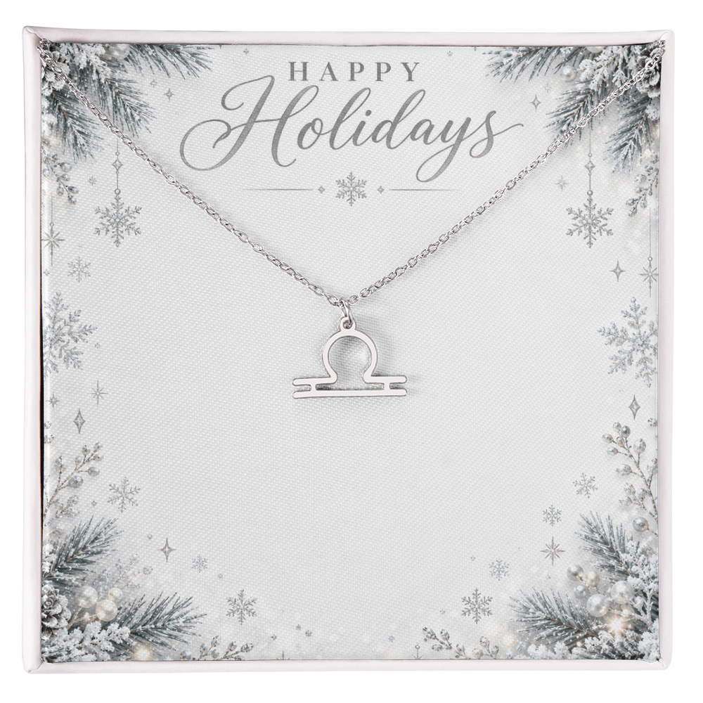 Christmas Zodiac Pendant Necklace - Celestial Astrology Gift