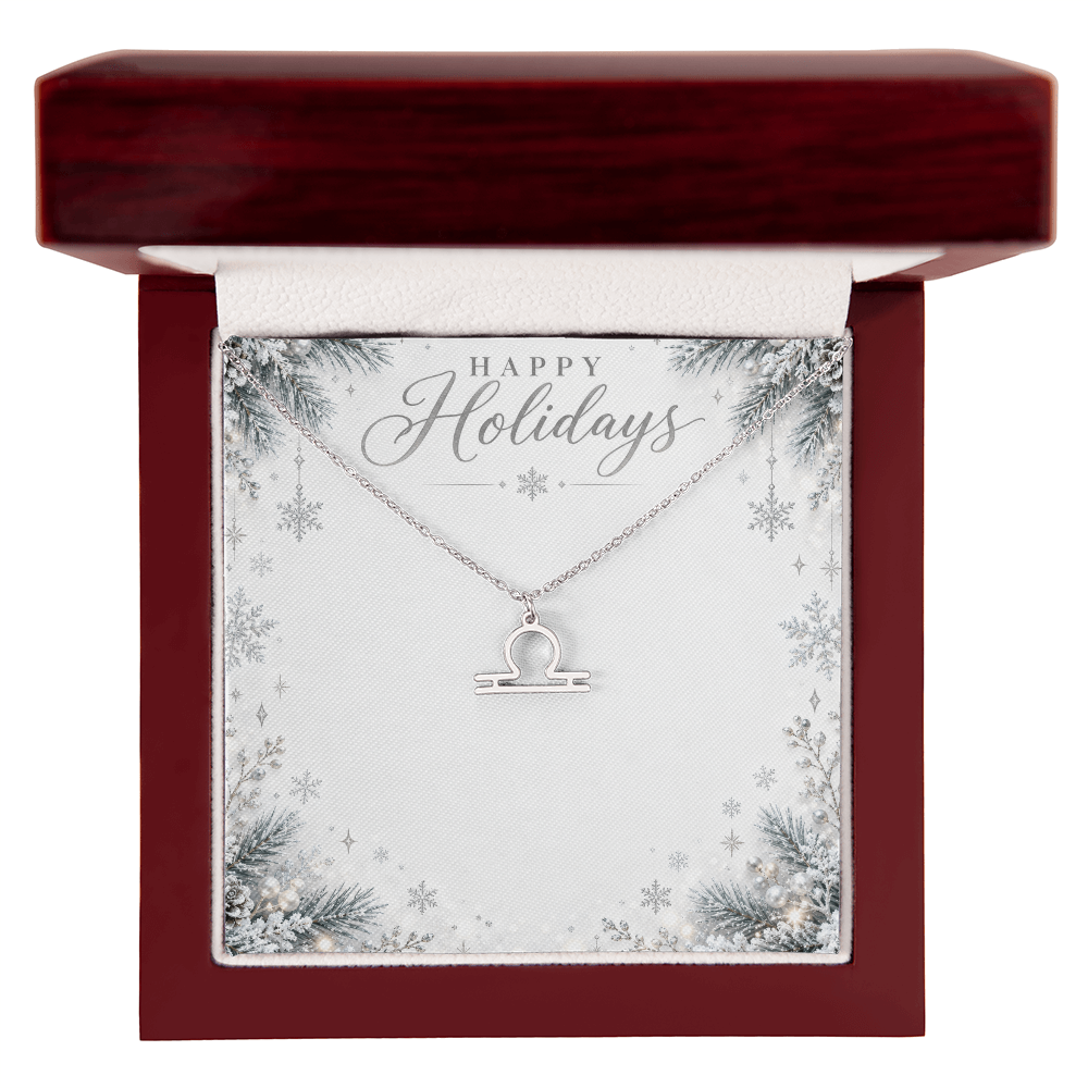 Christmas Zodiac Pendant Necklace - Celestial Astrology Gift