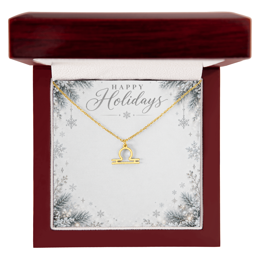Christmas Zodiac Pendant Necklace - Celestial Astrology Gift