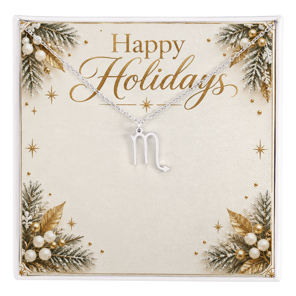 Happy Holidays Stackable Birthstone Ring – Personalized Birthstone Jewelry Gift for Women