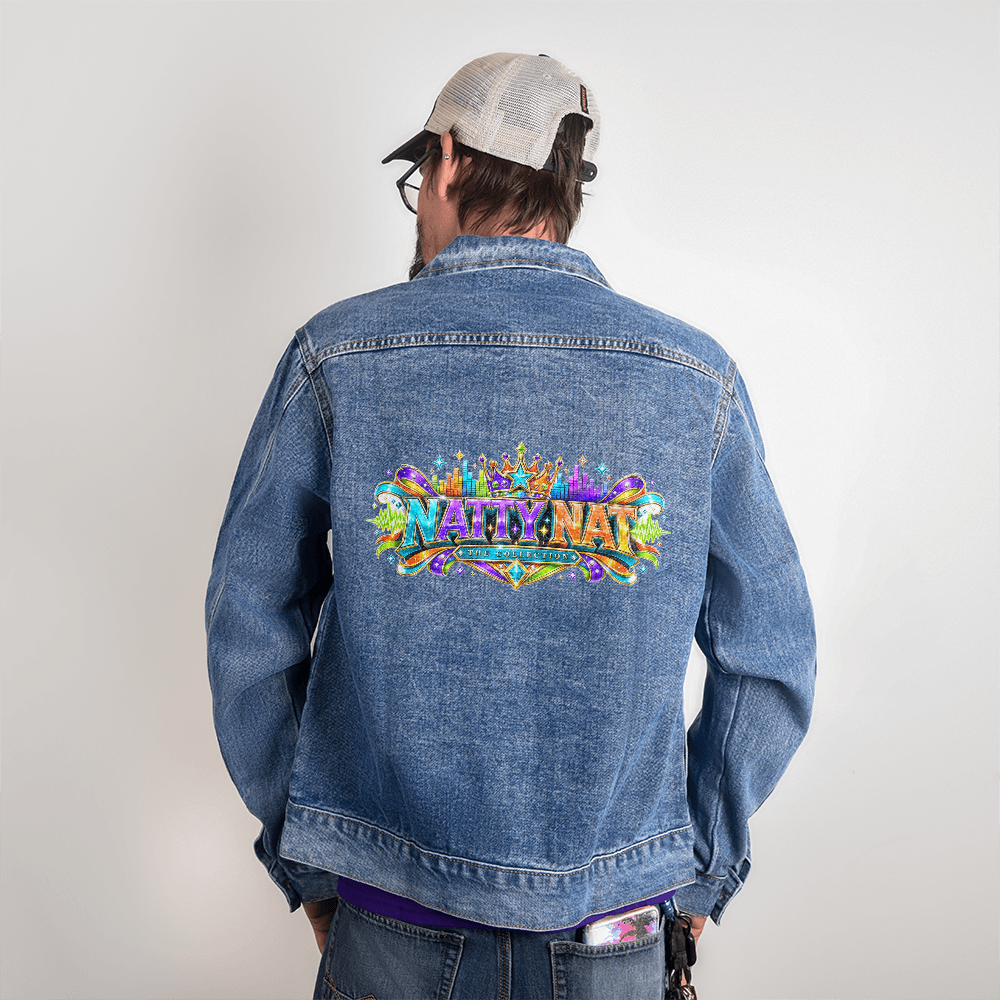 🔥 Natty Nat " Tropical Season" Men's Luxury Denim jacket