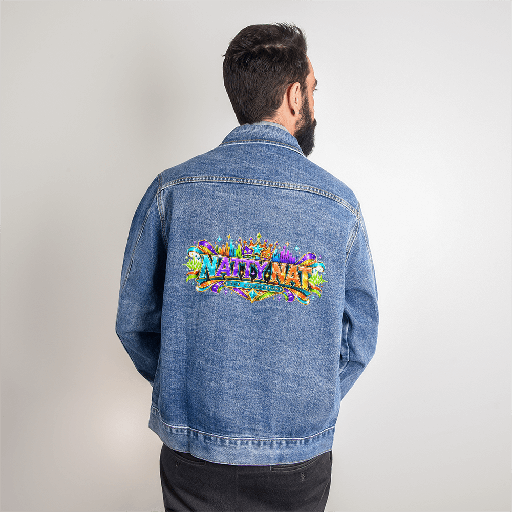 🔥 Natty Nat " Tropical Season" Men's Luxury Denim jacket