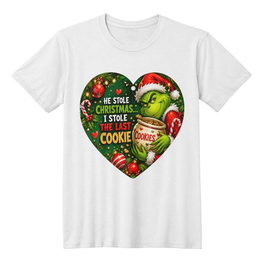 "Last Cookie" Green Holiday Grouch Funny Christmas T-Shirt