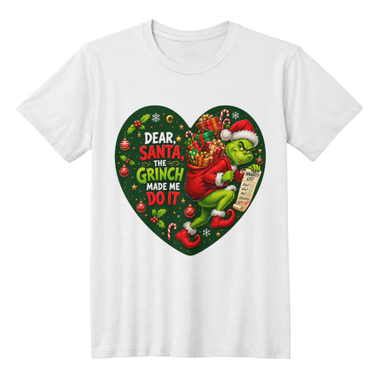 Holiday Grouch "Made Me Do It" Funny Christmas T-Shirt