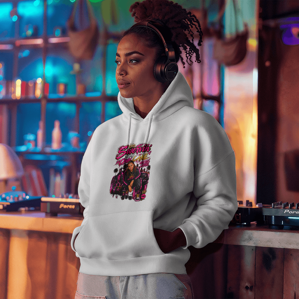 🔥Natty Nat "Swervin In My Own Lane" Signature Pullover Hoodie