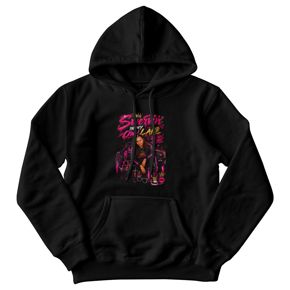 🔥Natty Nat "Swervin In My Own Lane" Signature Pullover Hoodie