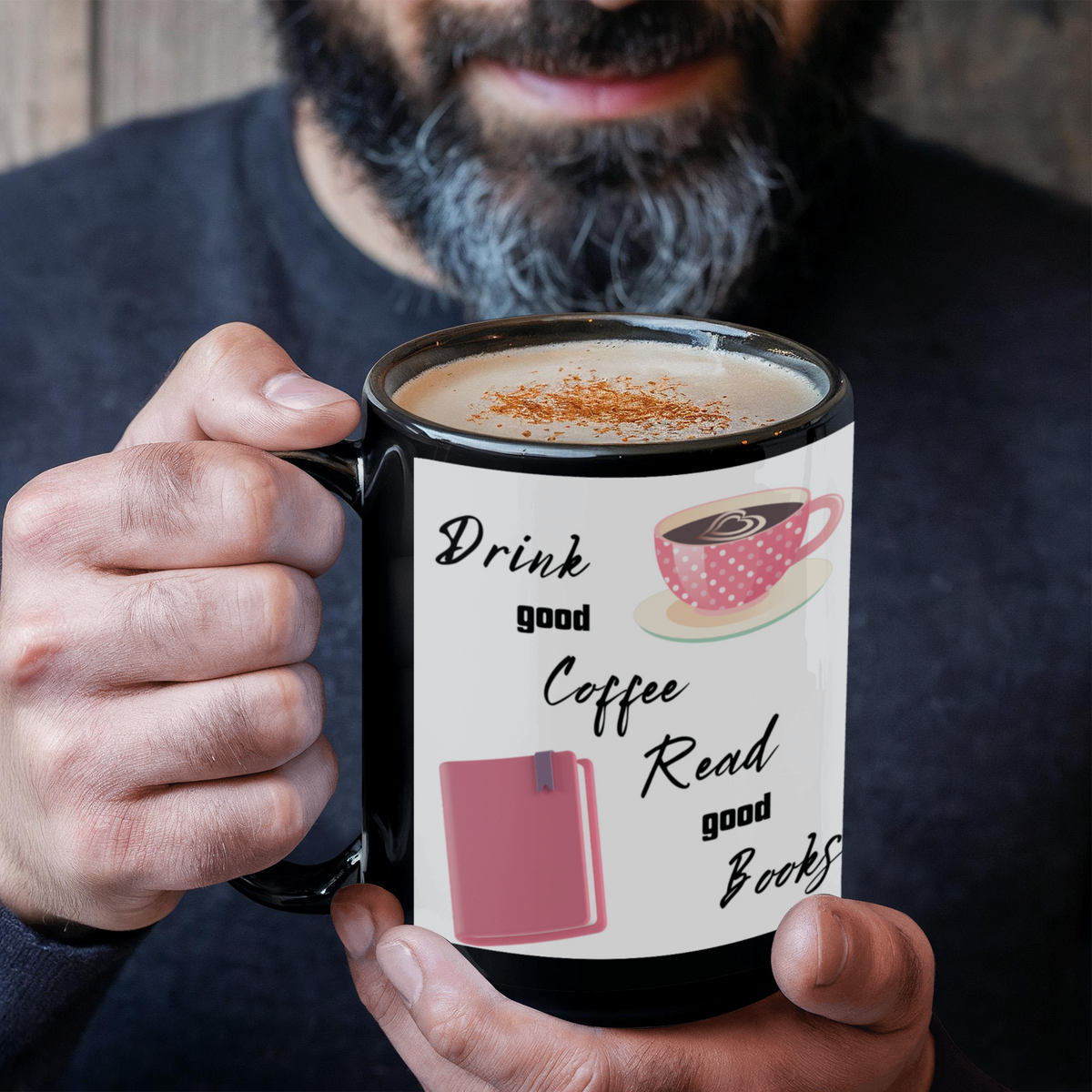 ☕📚 Sip & Get Lost in a Good Book — Coffee Lover's Mug