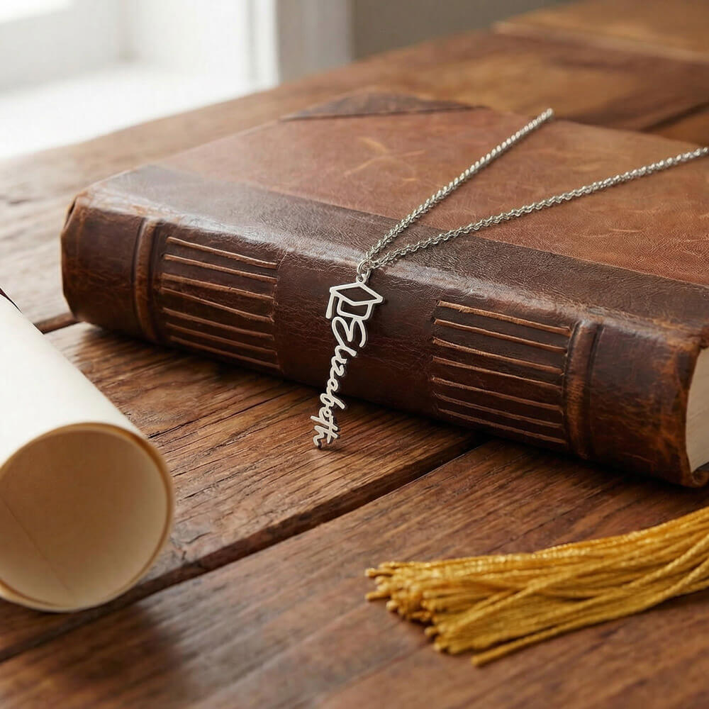 Personalized Graduate Name Necklace – Custom Graduation Proud Of  You Jewelry Keepsake Gift