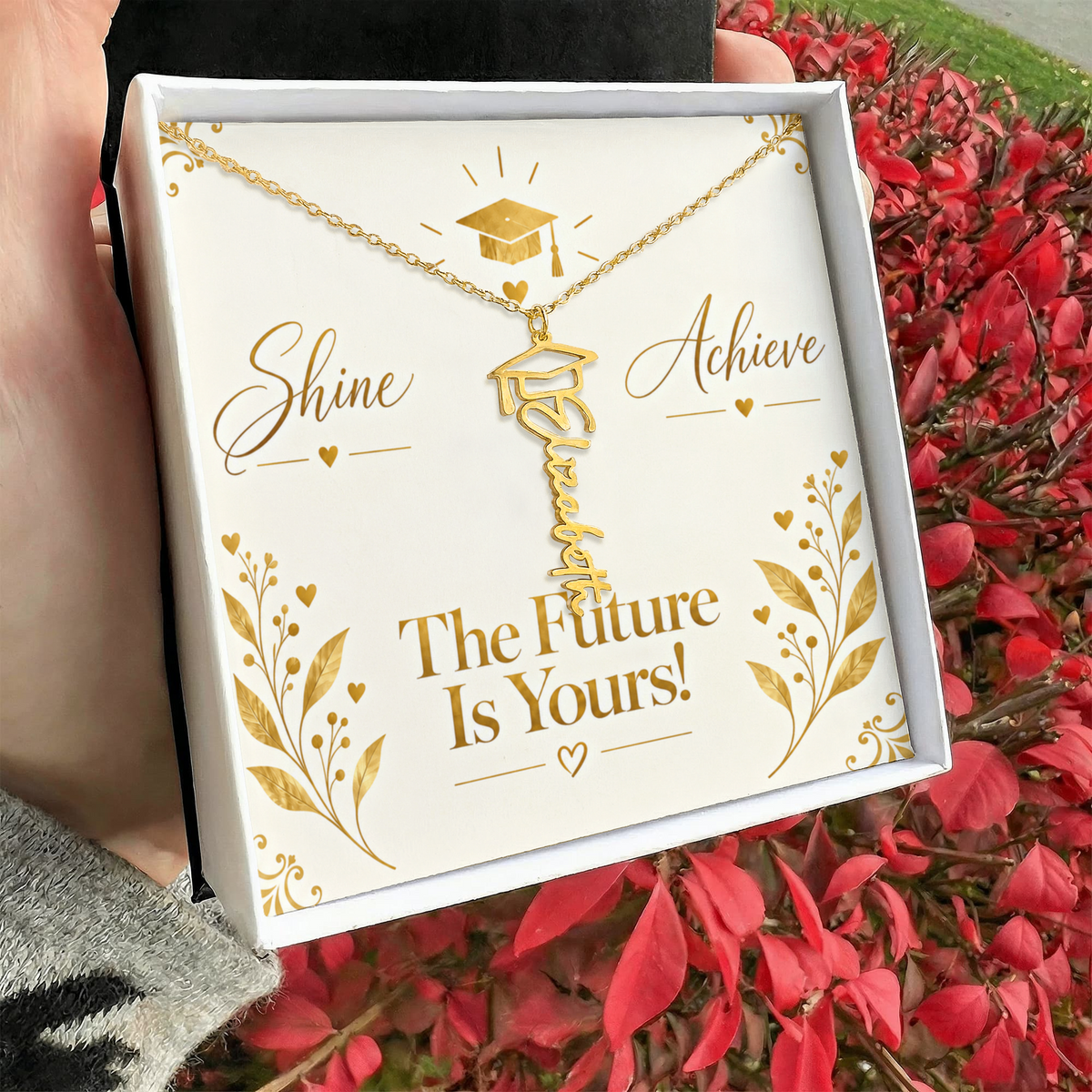 Luxury Graduation Message Card – Dream Graduate Achieve Keepsake Design